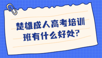 楚雄成人高考培训