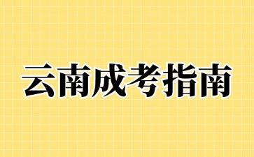 2024年云南成考函授网上报名入口